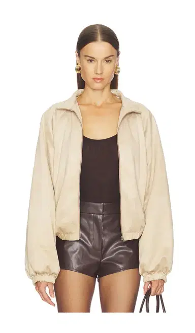 Lovers and Friends Cody Faux Suede Bomber | Thumbnail 1 Lovers and Friends Cody Faux Suede Bomber | Thumbnail 1