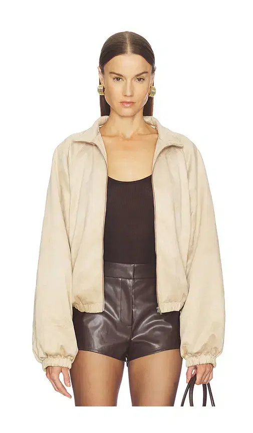 Lovers and Friends Cody Faux Suede Bomber