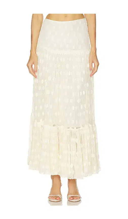 Ulla Johnson Vera Lace High Waist Maxi Skirt