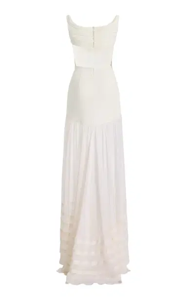 Harithand Teresa Silk Georgette Maxi Dress | Thumbnail 6