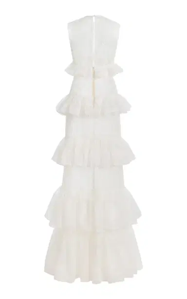 Harithand Sogna Ruffled Silk Organza Maxi Dress | Thumbnail 6 Harithand Sogna Ruffled Silk Organza Maxi Dress | Thumbnail 6