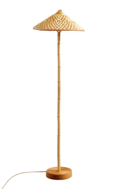 Tennant New York Pagoda Bamboo Lamp - Tan | Thumbnail 1