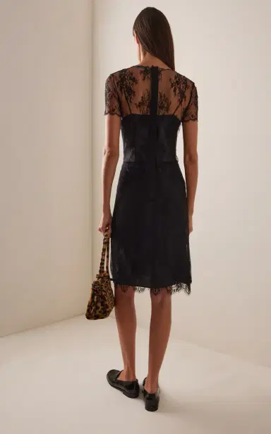 Prada Lace Midi Dress | Thumbnail 4