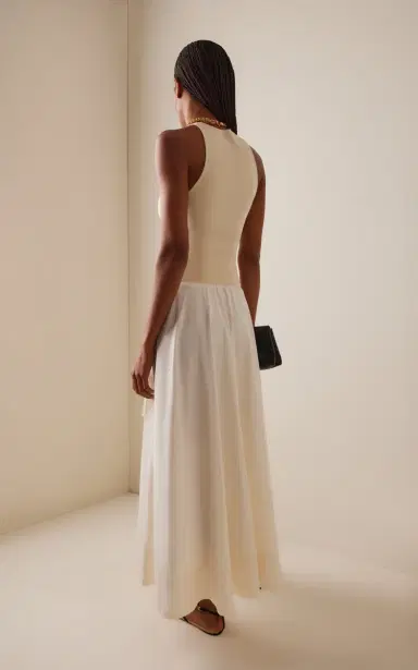 St. Agni Knit and Cotton Midi Dress | Thumbnail 4 St. Agni Knit and Cotton Midi Dress | Thumbnail 4
