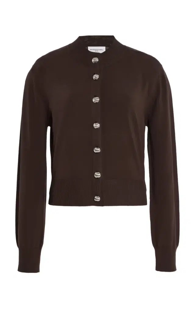 Brandon Maxwell The Aubrey Knit Cardigan