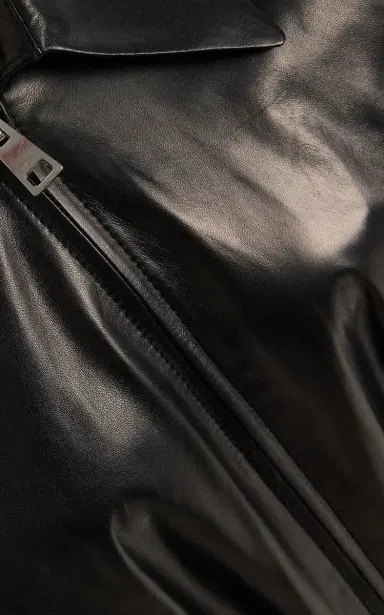 Brandon Maxwell The Leland Leather Jacket | Thumbnail 6 Brandon Maxwell The Leland Leather Jacket | Thumbnail 6