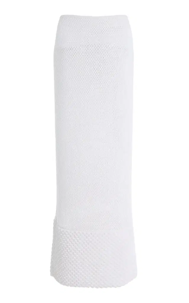 The Iris Open-Knit Maxi Skirt