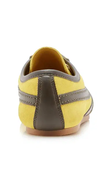 Dries Van Noten Leather-Trimmed Suede Sneakers | Thumbnail 4 Dries Van Noten Leather-Trimmed Suede Sneakers | Thumbnail 4