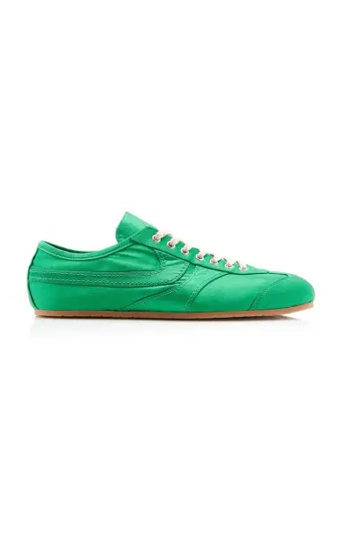 Dries Van Noten Satin Low-Top Sneakers | Thumbnail 6