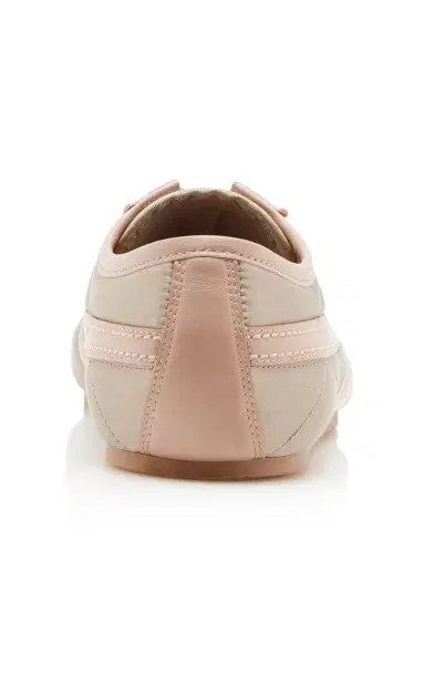 Dries Van Noten Leather-Trimmed Satin Sneakers | Thumbnail 4