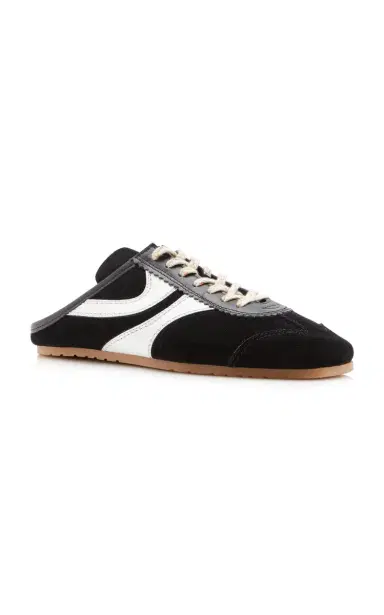 Dries Van Noten Suede Sneaker Mules | Thumbnail 4 Dries Van Noten Suede Sneaker Mules | Thumbnail 4
