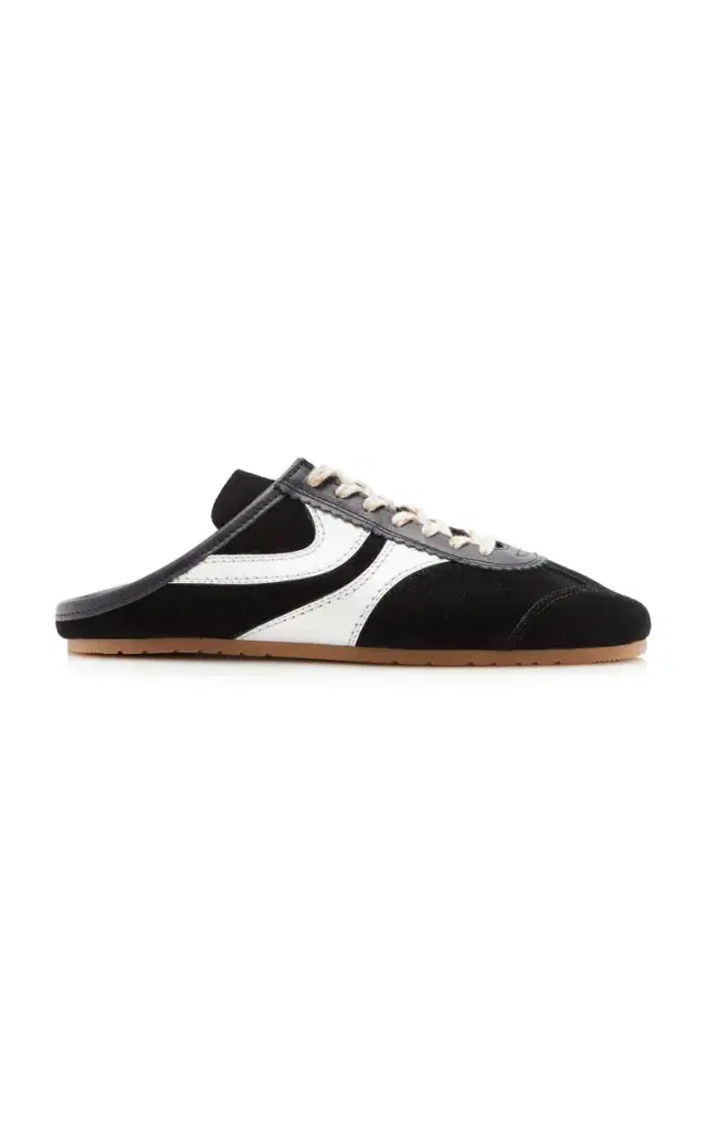 Dries Van Noten Suede Sneaker Mules