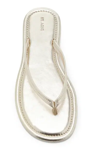 St. Agni Metallic Leather Thong Sandals | Thumbnail 5 St. Agni Metallic Leather Thong Sandals | Thumbnail 5