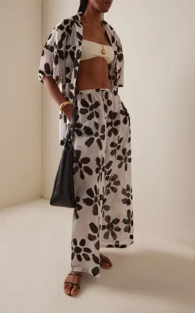 Zulu & Zephyr Floral Cotton Pants | Thumbnail 2 Zulu & Zephyr Floral Cotton Pants | Thumbnail 2
