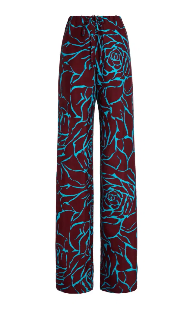 Pachas Printed Straight-Leg Pants