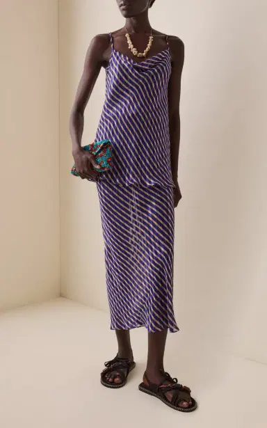 Dries Van Noten Chai Striped Devouré Camisole | Thumbnail 3
