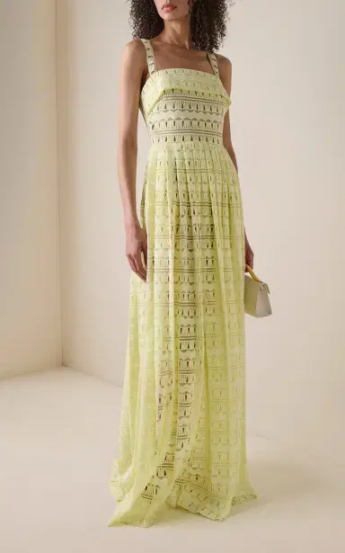 Elie Saab Macrame Maxi Dress | Thumbnail 2