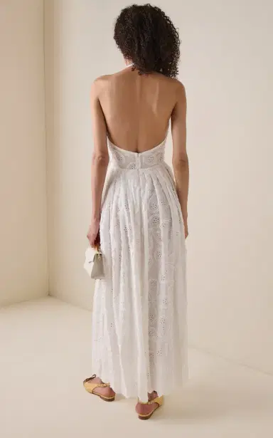 Elie Saab Embroidered Midi Dress | Thumbnail 4 Elie Saab Embroidered Midi Dress | Thumbnail 4