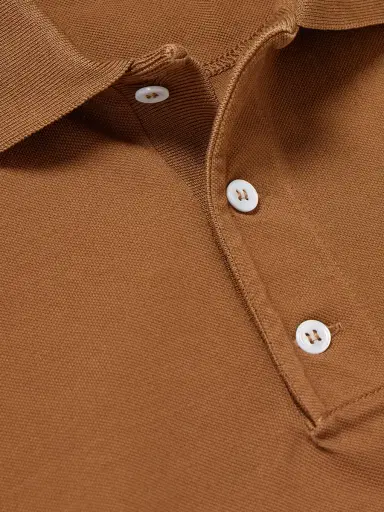 Drake's HIM Cotton-Piqué Polo Shirt - Men | Thumbnail 5 Drake's HIM Cotton-Piqué Polo Shirt - Men | Thumbnail 5