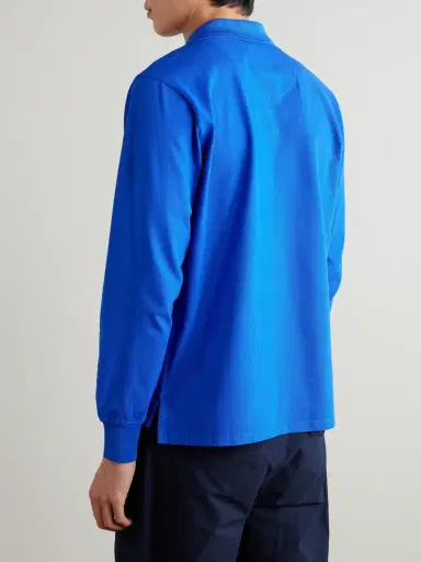 Drake's HIM Cotton-Piqué Polo Shirt - Men | Thumbnail 4 Drake's HIM Cotton-Piqué Polo Shirt - Men | Thumbnail 4