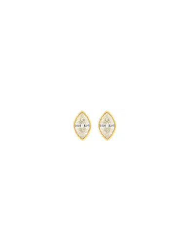 Wish Fine Jewelry 1.16ct Diamond 18K Gold Bezel Stud Earrings | Thumbnail 1 Wish Fine Jewelry 1.16ct Diamond 18K Gold Bezel Stud Earrings | Thumbnail 1