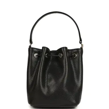 Chanel Chanel Mini Top Handle Bucket Bag with Chain Black Shiny Caviar Light Gold Hardware | Thumbnail 4 Chanel Chanel Mini Top Handle Bucket Bag with Chain Black Shiny Caviar Light Gold Hardware | Thumbnail 4