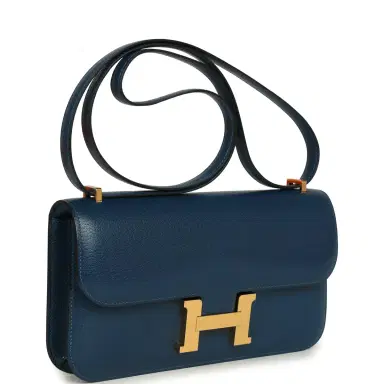 HERMÈS Hermes Constance Elan Deep Blue Chevre Chamkila Gold Hardware | Thumbnail 2 HERMÈS Hermes Constance Elan Deep Blue Chevre Chamkila Gold Hardware | Thumbnail 2