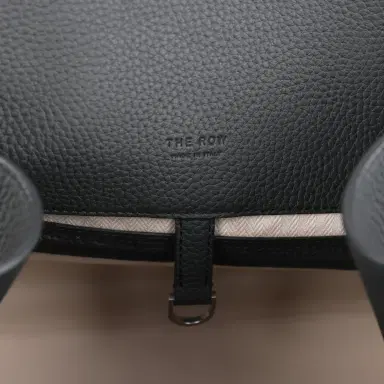 The Row The Row Soft Margaux 15 Bag Dark Pine Calfskin Silver Hardware | Thumbnail 8 The Row The Row Soft Margaux 15 Bag Dark Pine Calfskin Silver Hardware | Thumbnail 8