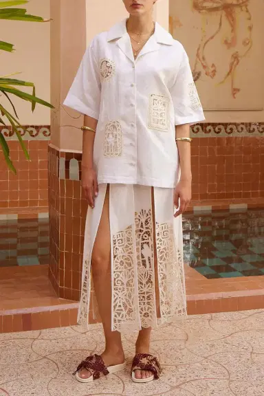ALÉMAIS Rosemary Embroidered Shirt | Thumbnail 3 ALÉMAIS Rosemary Embroidered Shirt | Thumbnail 3