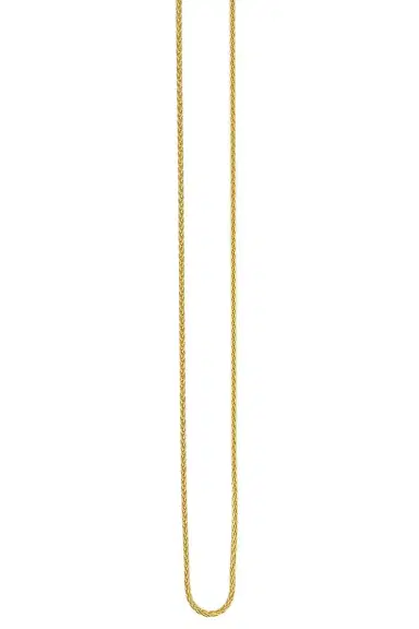 Azlee Thin Wheat Chain Necklace | Thumbnail 1 Azlee Thin Wheat Chain Necklace | Thumbnail 1