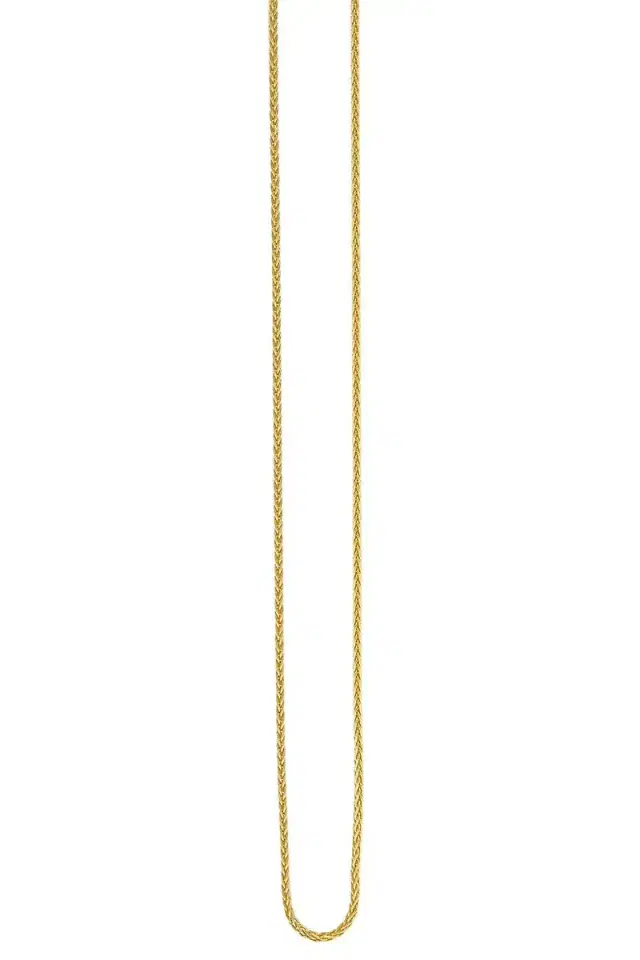 Thin Wheat Chain Necklace