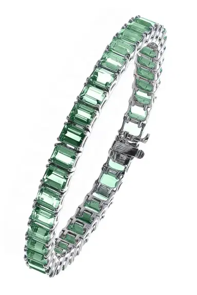 CICADA Tourmaline Aquamarine Line Bracelet | Thumbnail 1
