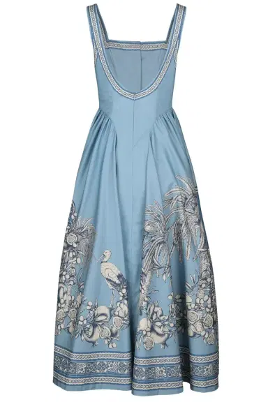 ALÉMAIS Villa Romantica Midi Dress | Thumbnail 7