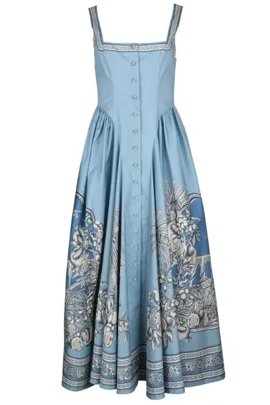 ALÉMAIS Villa Romantica Midi Dress | Thumbnail 1