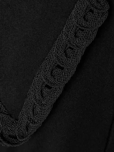 BODE Dover Belted Embroidered Wool Coat | Thumbnail 5 BODE Dover Belted Embroidered Wool Coat | Thumbnail 5