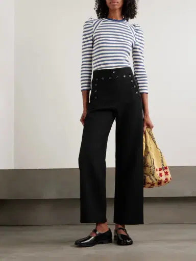 BODE Sailor Wool-twill Straight-leg Pants | Thumbnail 2