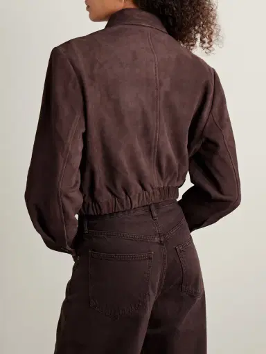 AGOLDE Nahla Cropped Suede Jacket | Thumbnail 4 AGOLDE Nahla Cropped Suede Jacket | Thumbnail 4