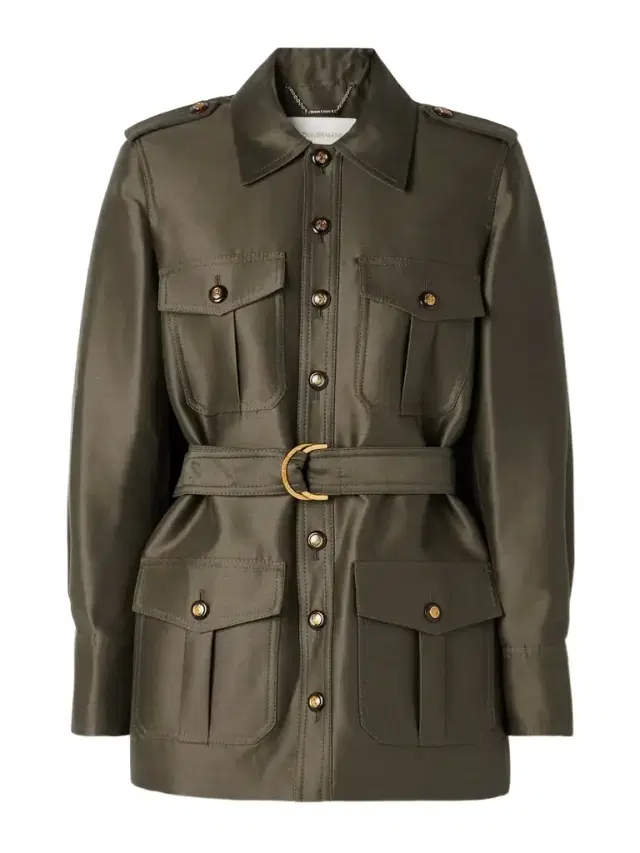 Rebellion Belted Wool And Silk-blend Jacket