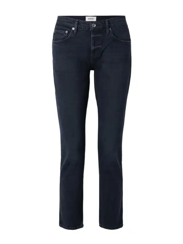Cocktail Ankle Mid-rise Slim-leg Jeans