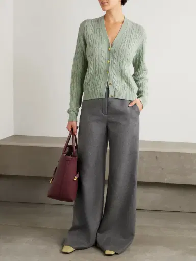 Loro Piana Cable-knit Cashmere Cardigan | Thumbnail 2 Loro Piana Cable-knit Cashmere Cardigan | Thumbnail 2