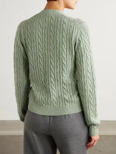 Loro Piana Cable-knit Cashmere Cardigan | Thumbnail 3 Loro Piana Cable-knit Cashmere Cardigan | Thumbnail 3