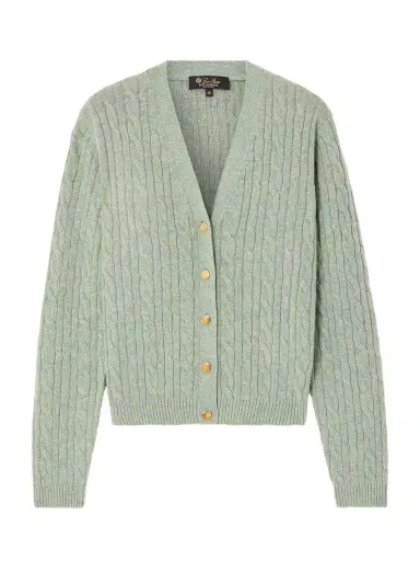 Loro Piana Cable-knit Cashmere Cardigan | Thumbnail 1 Loro Piana Cable-knit Cashmere Cardigan | Thumbnail 1