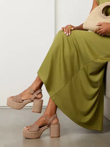 Gianvito Rossi Carol 35 Suede Platform Sandals | Thumbnail 2
