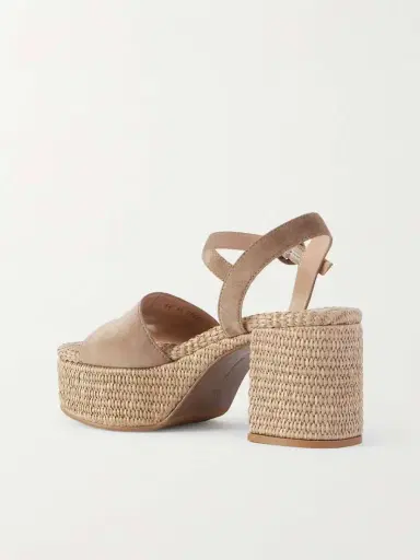 Gianvito Rossi Carol 35 Suede Platform Sandals | Thumbnail 3