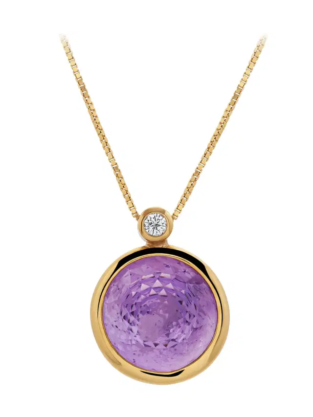 GAYA Special Lapidation Amethyst Necklace