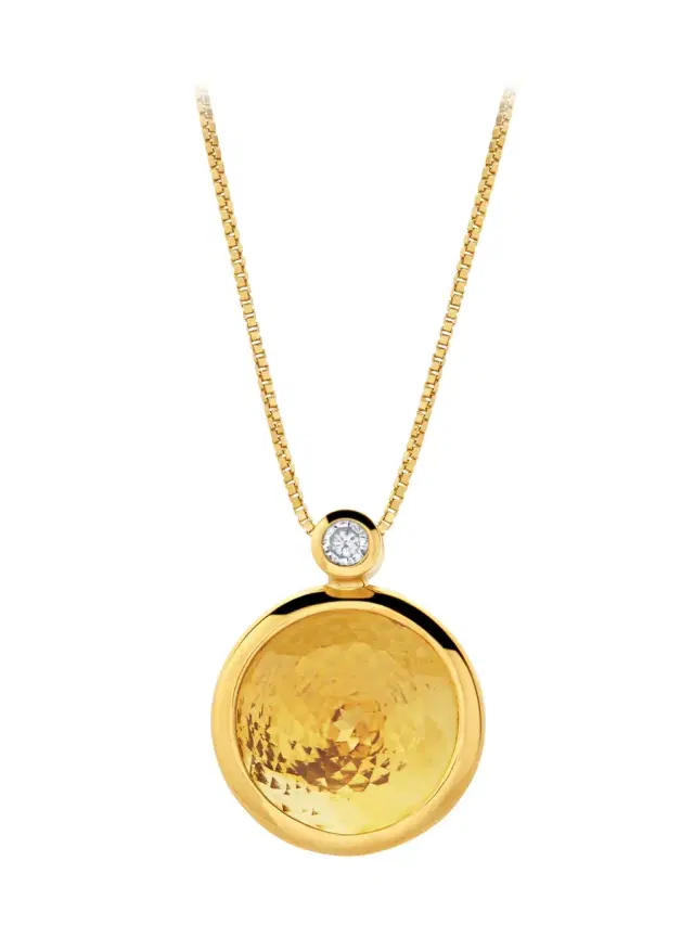 GAYA Special Lapidation Citrine Necklace