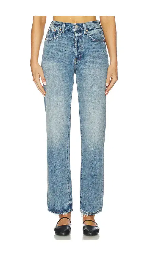 Pistola Cassie Petite Super High Rise Straight Jeans