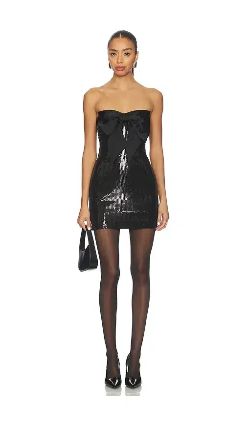 MORE TO COME Samira Bow Mini Dress