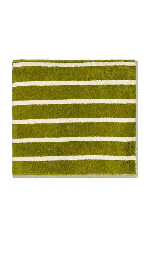 Bird Stripe Bath Towel