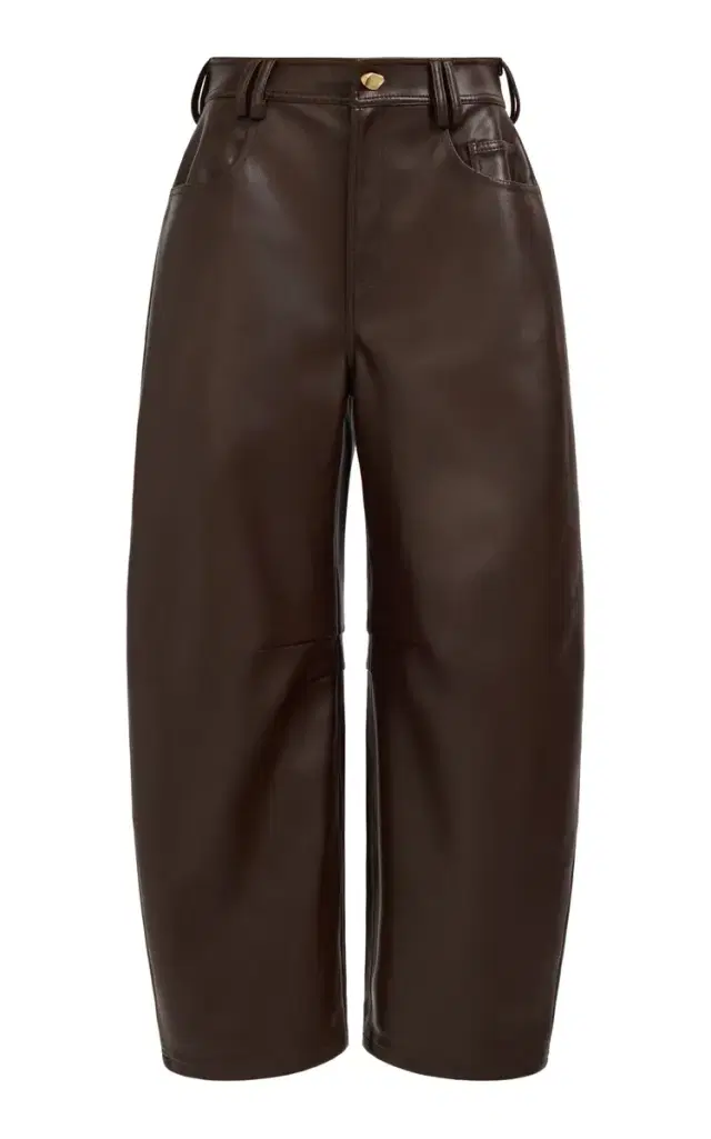 Harper Mid-Rise Barrel-Leg Pants